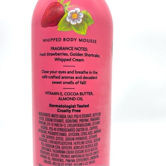 Bath & Body Works Strawberry Pound Cake Whipped Body Mousse Lotion - Picture 5 of 5